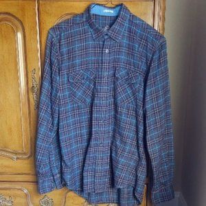 Bugatchi Flannel Plaid Shirt